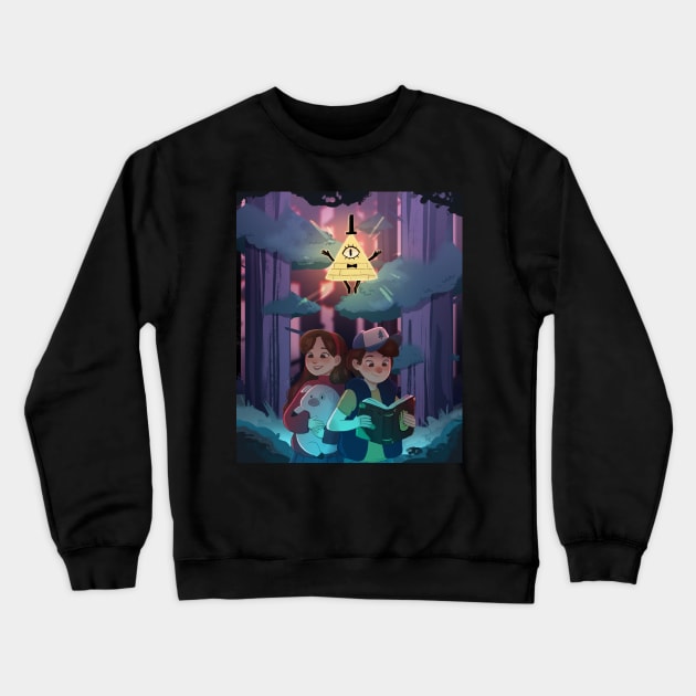 mystery twins Crewneck Sweatshirt by curiousquirrel